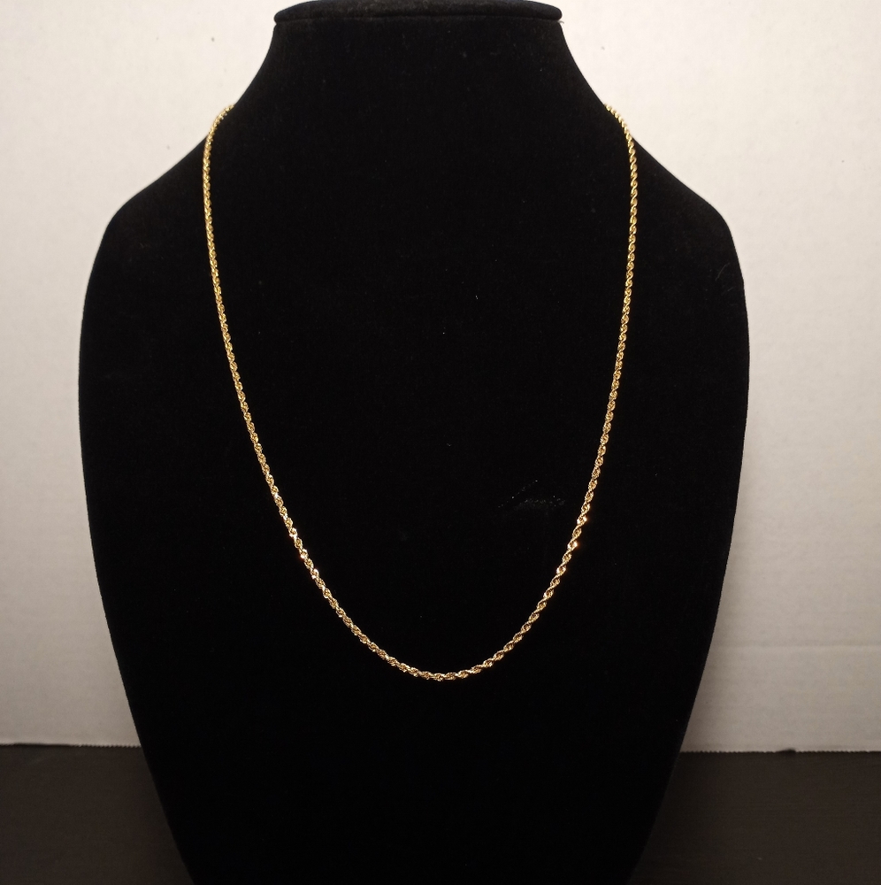 14k rope chain